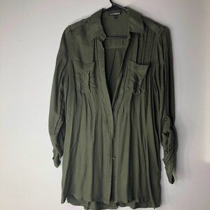 Express Lightweight Rayon Button Down shirt